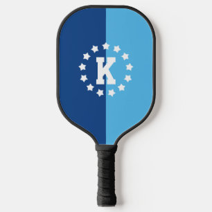 Uni Farben und Sterne Signatur Pickleball Schläger