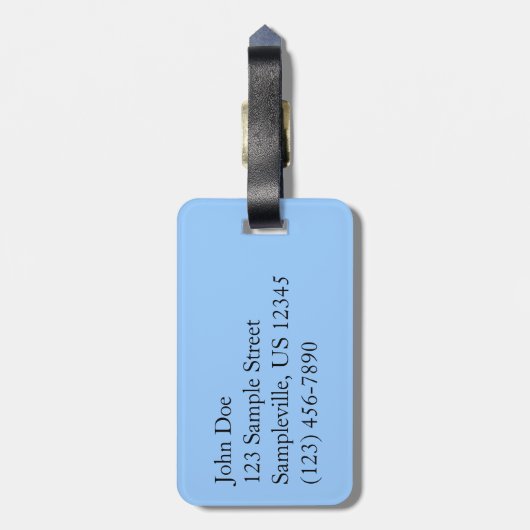 Uni Fjord I Beautiful Alaska Fotografie Gepäckanhänger (Rückseite vertikal)