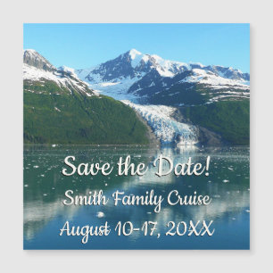 Uni Fjord I Beautiful Alaska Fotografie Magnetkarte