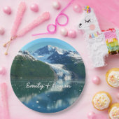 Uni Fjord I Beautiful Alaska Fotografie Pappteller (Party)