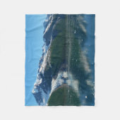 Uni Fjord II Schöne Alaska Fotografie Fleecedecke (Vorderseite)