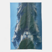 Uni Fjord II Schöne Alaska Fotografie Geschirrtuch (Vertikal)