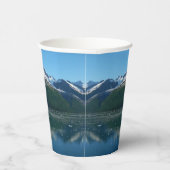 Uni Fjord II Schöne Alaska Fotografie Pappbecher (Rechts)