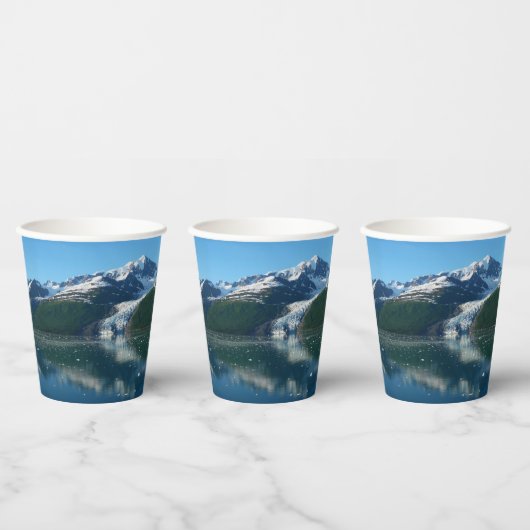 Uni Fjord II Schöne Alaska Fotografie Pappbecher (Multi)