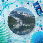 Uni Fjord II Schöne Alaska Fotografie Pappteller (Party)