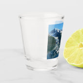 Uni Fjord II Schöne Alaska Fotografie Schnapsglas (Links)