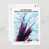 Uni Fjord Prince William Sound Alaska Postkarte (Vorne/Hinten)