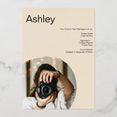 Uni Foil Abschluss Ankündigung High School (Rückseite)