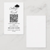 Uni-Fonds-Abschluss-Umschließungskarte Visitenkarte (Vorne/Hinten)