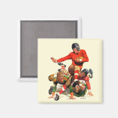 Uni Football Magnet (Vorderseite/Rückseite)