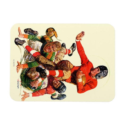 Uni Football Magnet (Horizontal)