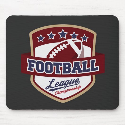 Uni Football Mouse Pad Mousepad (Vorne)