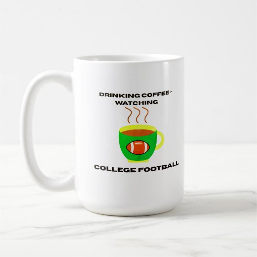 Uni Football Tasse am Samstag (Links)
