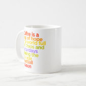 Uni Football Tasse am Samstag (Vorderseite Links)