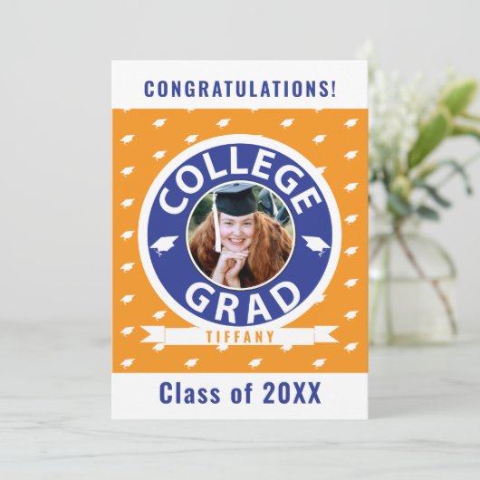 Uni Foto Abschluss Ankündigung (Stehend Vorderseite)