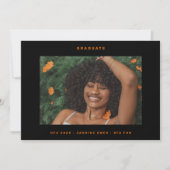 Uni-Foto-Abschluss für benutzerdefiniertes Foto Ankündigung (Vorderseite)