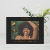 Uni-Foto-Abschluss für benutzerdefiniertes Foto Ankündigung (Stehend Vorderseite)