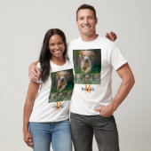 Uni Foto Monogram Script Name Unisex Custom T-Shirt (Unisex)