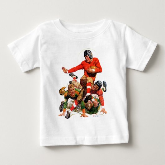 Uni-Fußball Baby T-shirt (Vorderseite)