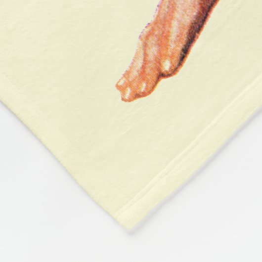 Uni-Fußball Fleecedecke (Ecke)