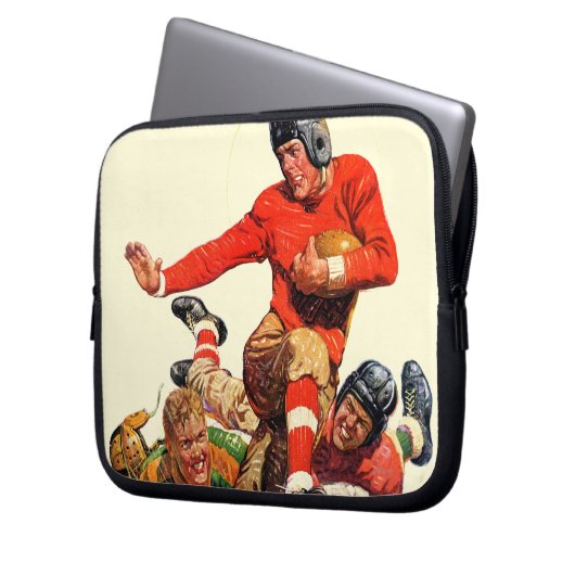 Uni-Fußball Laptopschutzhülle (Vorderseite Links)