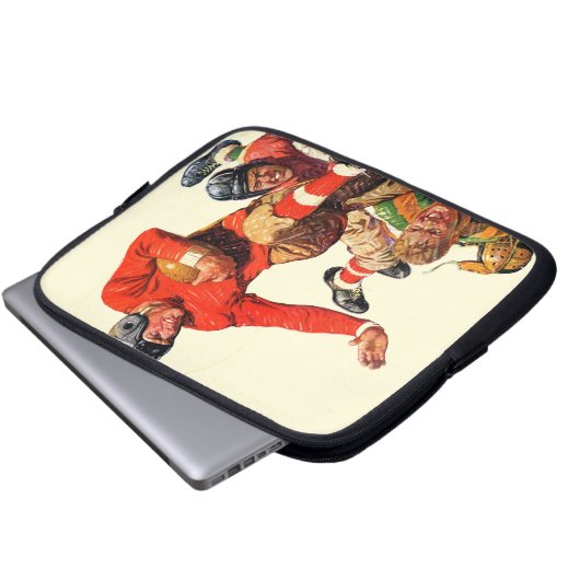 Uni-Fußball Laptopschutzhülle (Vorne Knopf)