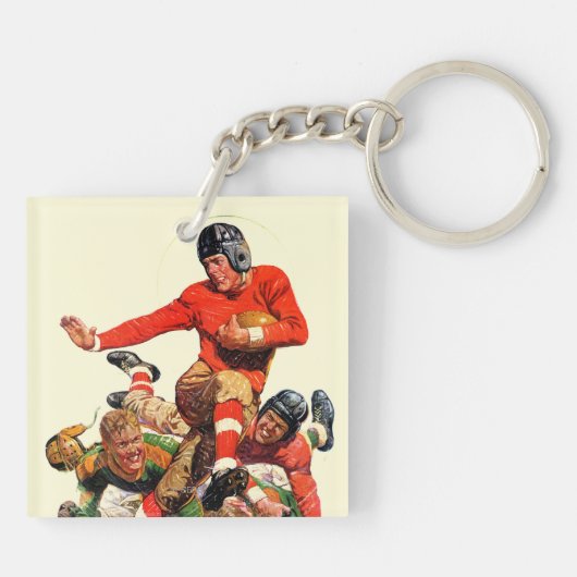 Uni-Fußball Schlüsselanhänger (Rückseite)