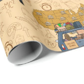 Uni Geschenkpapier (Rolleneckpunkt)