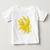 Uni Gold Baby T-shirt (Vorderseite)
