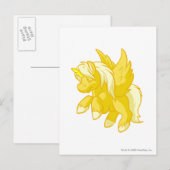 Uni Gold Postkarte (Vorne/Hinten)