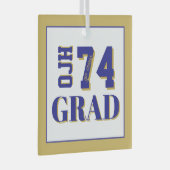 Uni Grad '26 Ornament Aus Glas (Vorderseite Rechts)