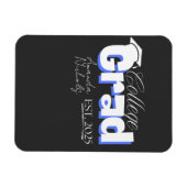 Uni Grad Est. 2025 Abschluss Uni Senior Magnet (Horizontal)