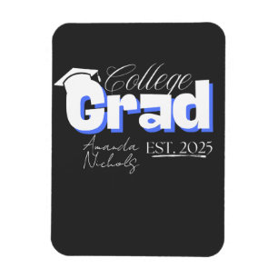 Uni Grad Est. 2025 Abschluss Uni Senior Magnet