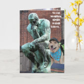 Uni/Grad Student Geburtstag Karte (Gelbe Blume)