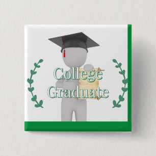 Uni Graduate Button