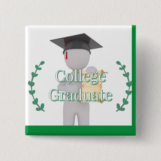 Uni Graduate Button (Vorderseite)