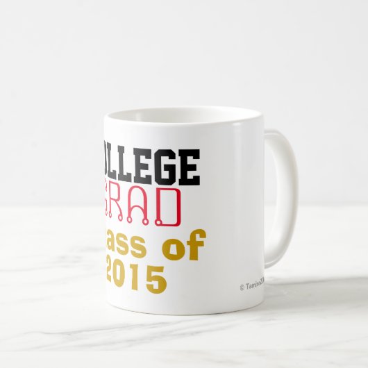 Uni Graduate Class of Year Kaffeetasse (VorderseiteRechts)
