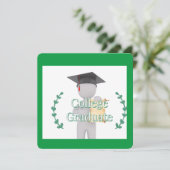 Uni Graduate Einladung (Stehend Vorderseite)