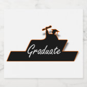 Uni Graduate, Food and Beverage Label Set Schaumweinetikett (Einzelnes Label)