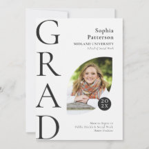 Uni Graduate Foto Schwarz-weiß