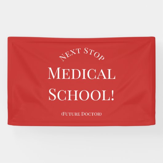 Uni Graduate Future Doctor Medical School Grad Banner (Horizontal)