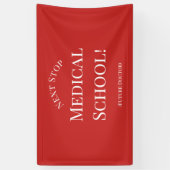 Uni Graduate Future Doctor Medical School Grad Banner (Vertikal)