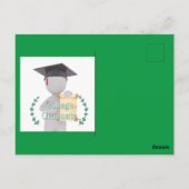 Uni Graduate Postkarte (Rückseite)