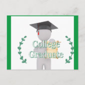 Uni Graduate Postkarte (Vorderseite)