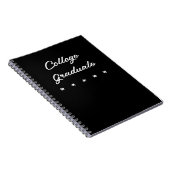 Uni Graduate Spiral Notebook Notizblock (Rechte Seite)