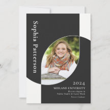 Uni Graduate Zwei Foto Schwarz-weiß