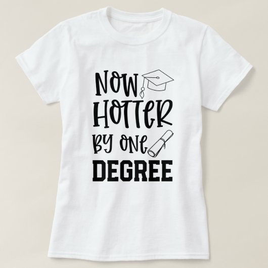 Uni-graduierte lustige schütteln sich durch das 1 T-Shirt (Design vorne)