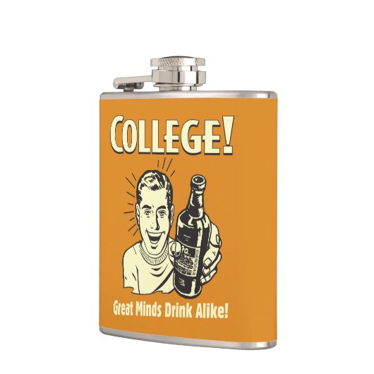 Uni: Great Minds Drink Alike Flachmann (Links)