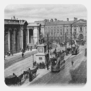 Uni Green, Dublin, c.1900 Quadratischer Aufkleber