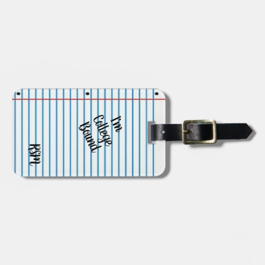 Uni-Grenze Gepäckanhänger (Vorderseite horizontal)